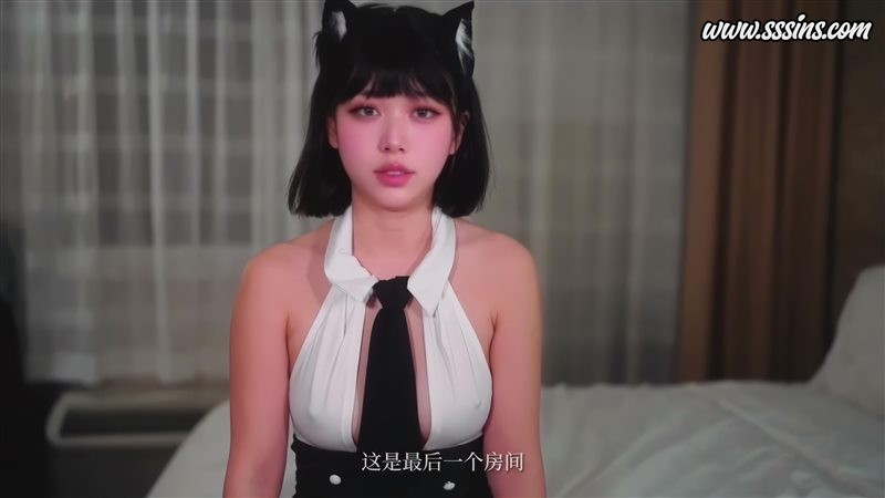 糖心VlogUp主 黑猫露娜酱 [4K] 淫荡痴女&出差性事半夜爬上你的床 [1V／1.75GB]